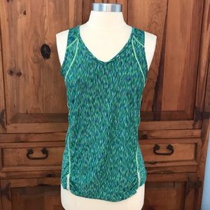 Athleta Pop Space Dye Reflective Tank Top
